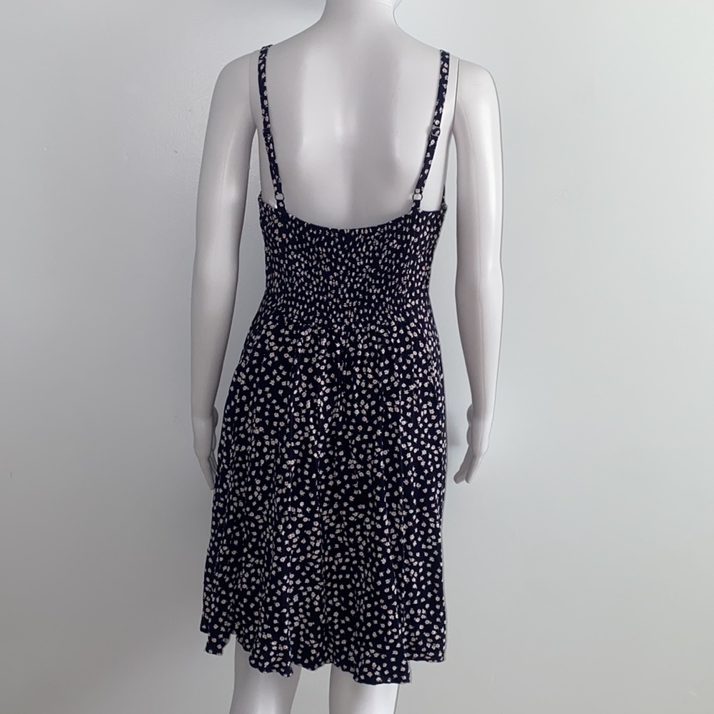 GAP Dark Blue Floral Summer Dress - Picture 4 of 5